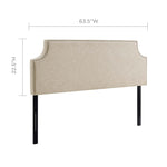 Laura Upholstered Fabric Queen Headboard by Modway