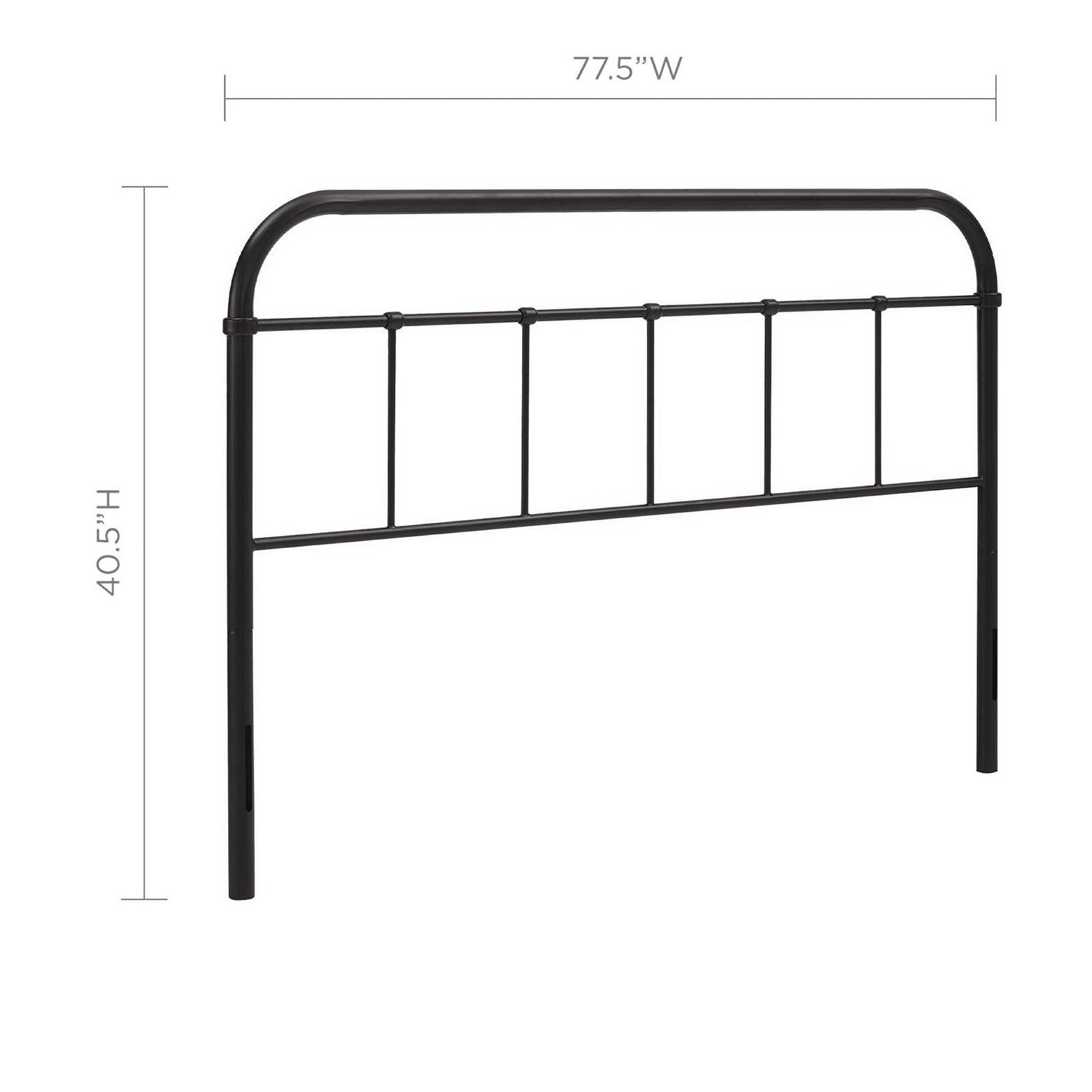 Serena King Steel Headboard by Modway