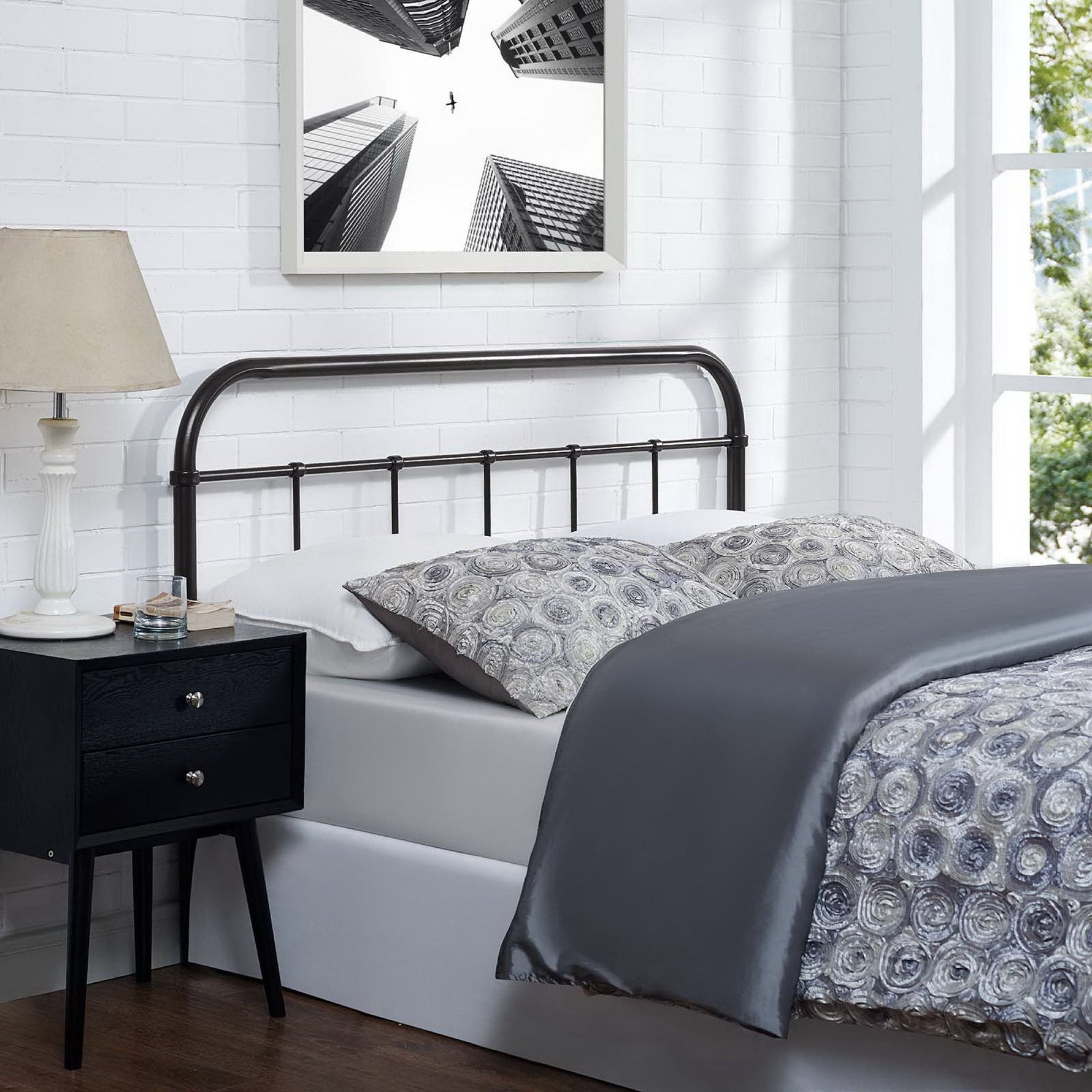 Serena King Steel Headboard by Modway