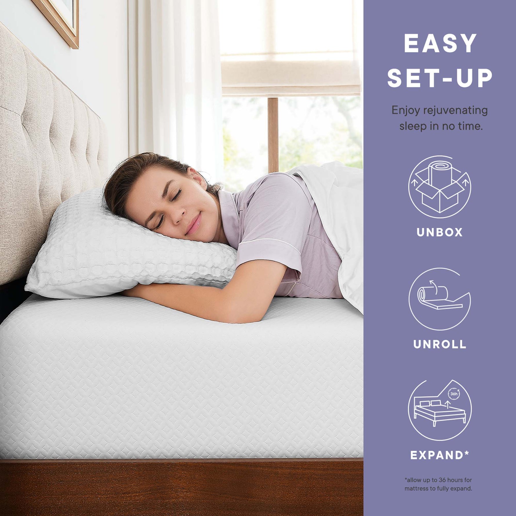 Mila 6" Full Mattress by Modway