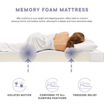 Mila 6" Queen Memory Foam Mattress by Modway