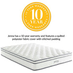 Jenna 10" Innerspring and Foam Queen Mattress by Modway