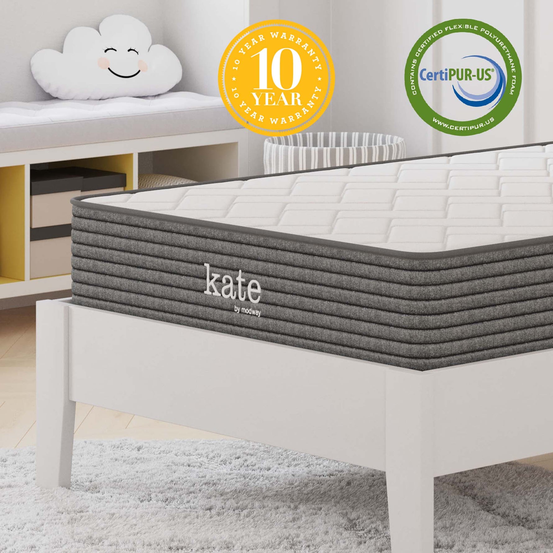 Kate 8" Twin Mattress by Modway