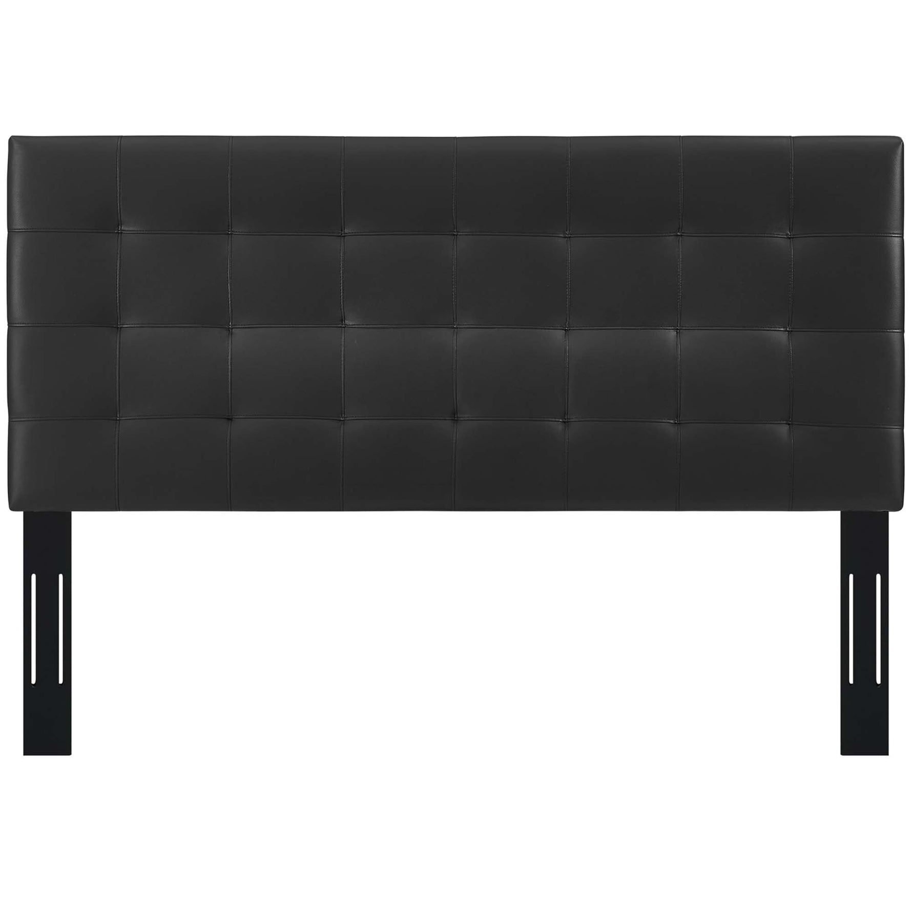 Paisley Tufted Upholstered Faux Leather Full/Queen Headboard by Modway