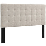 Paisley Tufted Upholstered Linen King and California King Headboard