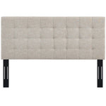 Paisley Tufted Upholstered Linen King and California King Headboard