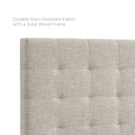 Paisley Tufted Upholstered Linen King and California King Headboard