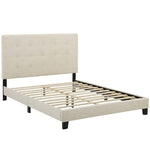 Melanie Tufted Button Upholstered Fabric Full Platform Bed by Modway