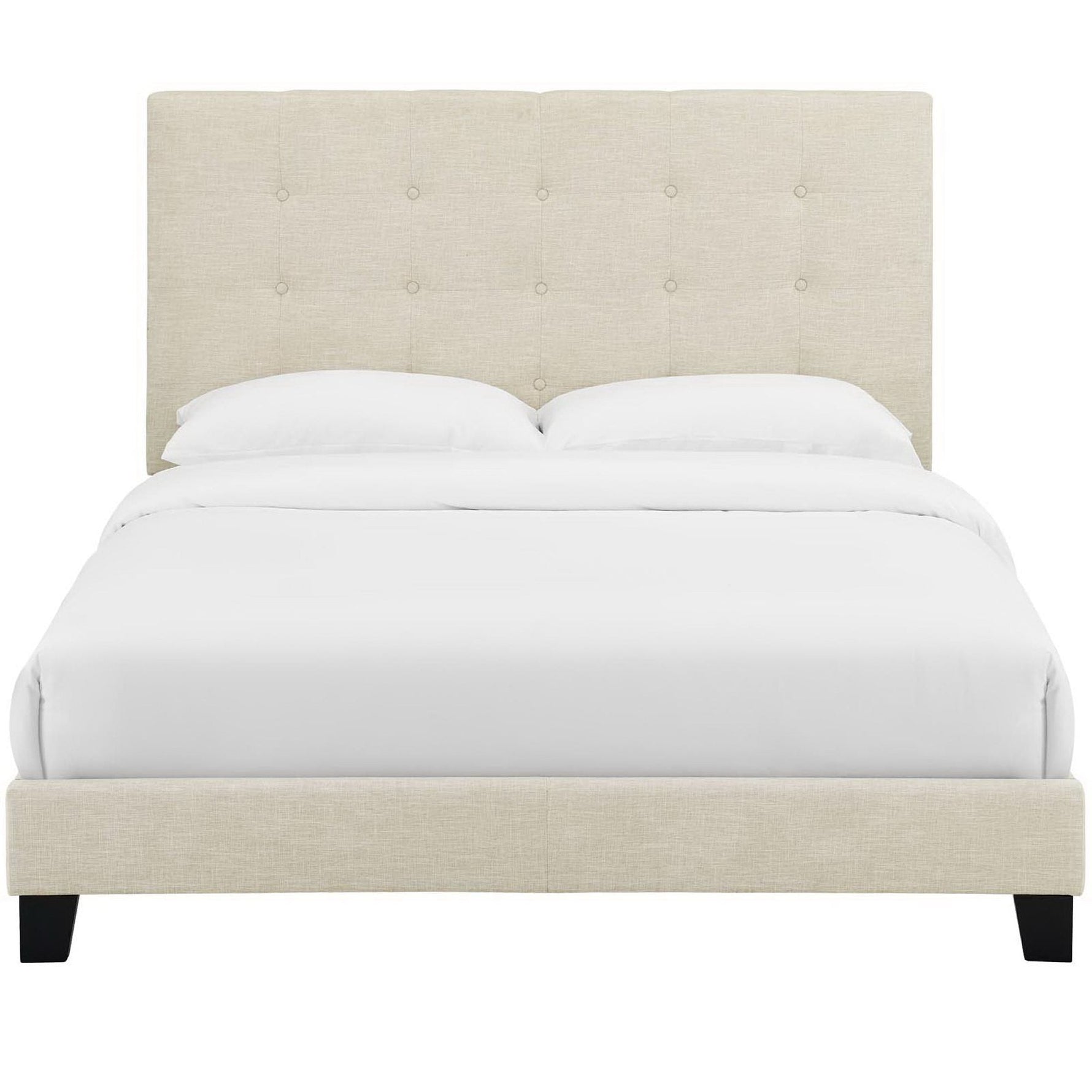 Melanie Tufted Button Upholstered Fabric Full Platform Bed by Modway