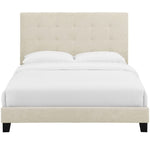 Melanie Tufted Button Upholstered Fabric Queen Platform Bed by Modway