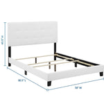 Amira Upholstered Fabric Full Bed by Modway