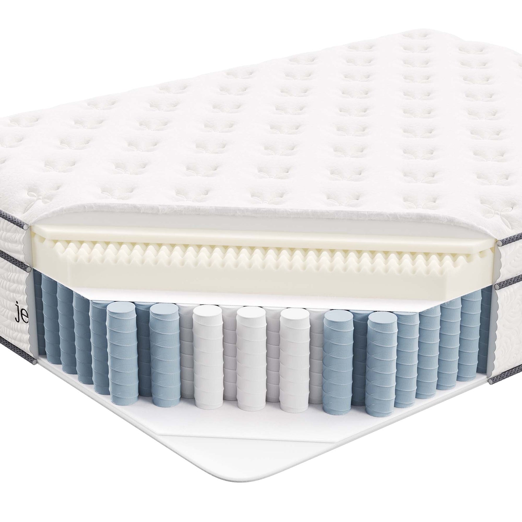 Jenna 14" Innerspring and Foam Full Mattress by Modway