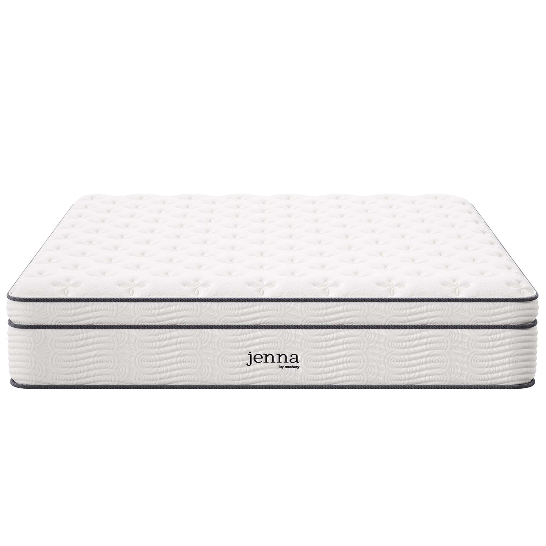 Jenna 14" Innerspring and Foam King Mattress by Modway