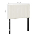 Keira Performance Velvet Twin Headboard by Modway
