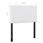 Keira Faux Leather Twin Headboard by Modway