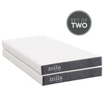 Mila 6" Foam Twin Mattress Set of 2 by Modway
