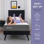 Mila 6" Foam Twin Mattress Set of 2 by Modway