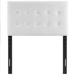 Emily Biscuit Tufted Performance Velvet Twin Headboard