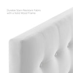 Emily Biscuit Tufted Performance Velvet Twin Headboard