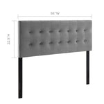 Emily Biscuit Tufted Performance Velvet Full Headboard by Modway