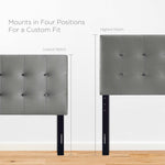 Emily Biscuit Tufted Performance Velvet Full Headboard by Modway