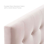 Emily Biscuit Tufted Performance Velvet Queen Headboard