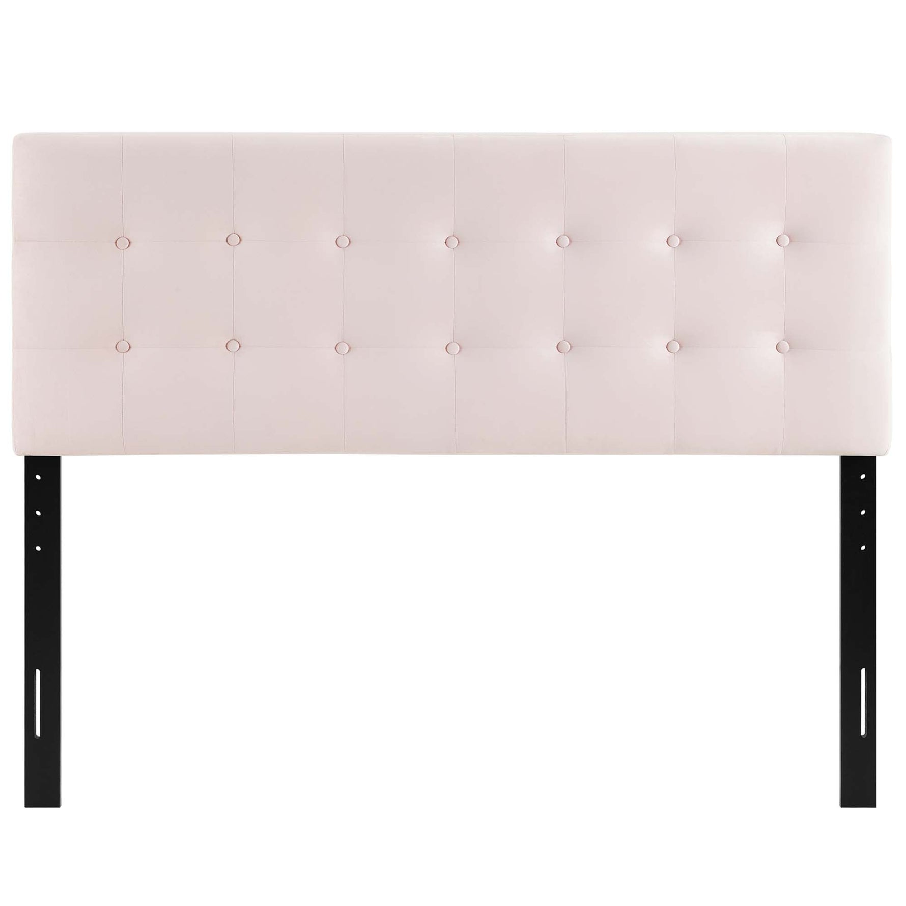 Emily Biscuit Tufted Performance Velvet Queen Headboard