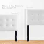 Emily Biscuit Tufted Performance Velvet King Headboard by Modway