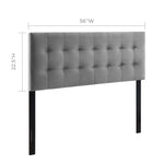 Lily Biscuit Tufted Performance Velvet Full Headboard by Modway