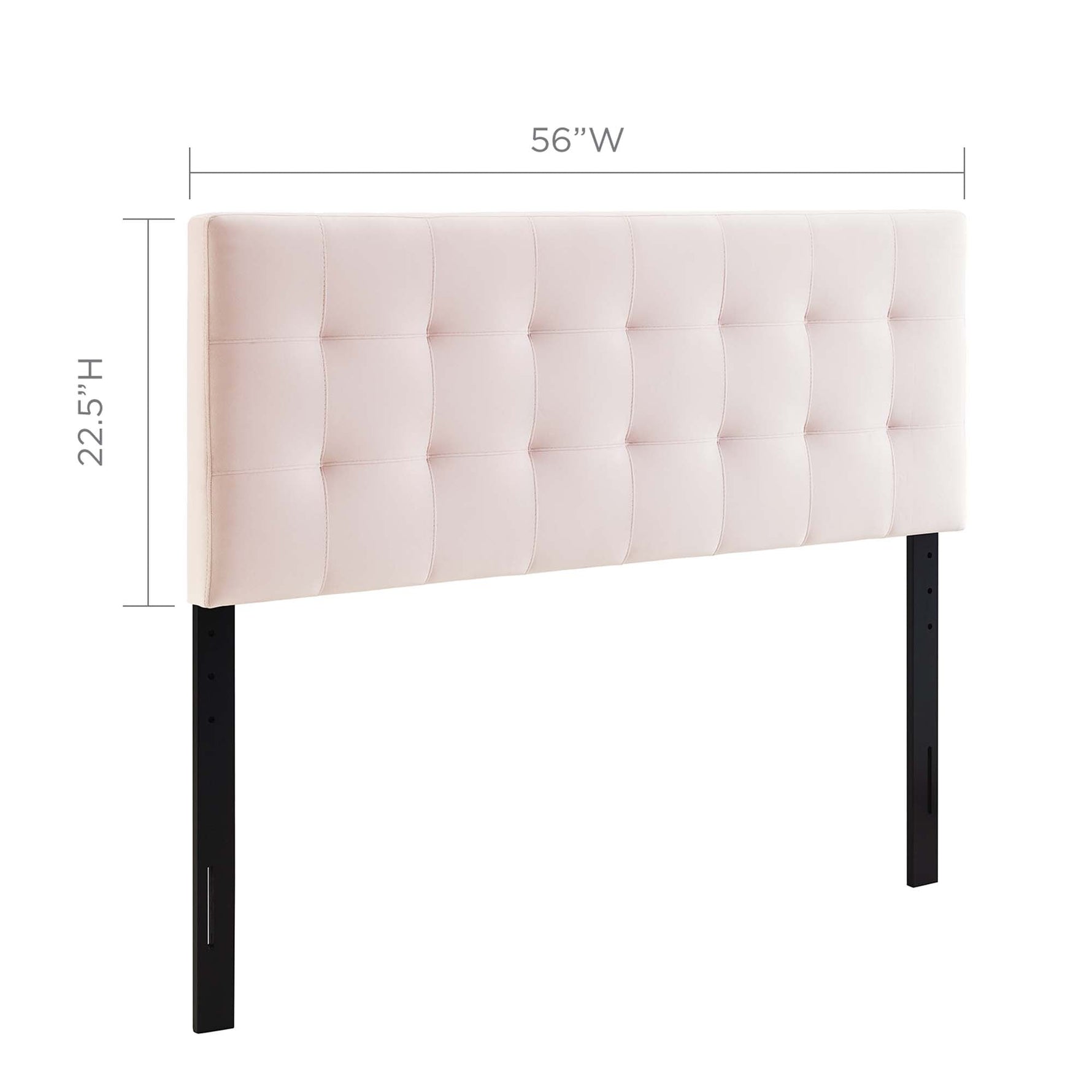 Lily Biscuit Tufted Performance Velvet Full Headboard by Modway