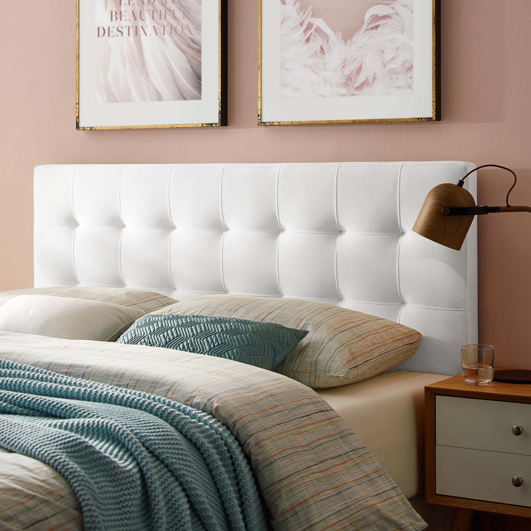 Lily Biscuit Tufted Performance Velvet Full Headboard by Modway