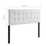Lily Biscuit Tufted Performance Velvet Queen Headboard by Modway