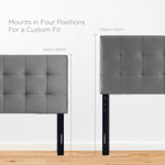 Lily Biscuit Tufted Performance Velvet King Headboard by Modway