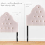 Sovereign Diamond Tufted Performance Velvet Twin Headboard by Modway