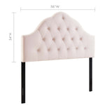 Sovereign Diamond Tufted Performance Velvet Full Headboard