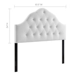 Sovereign Diamond Tufted Performance Velvet Queen Headboard