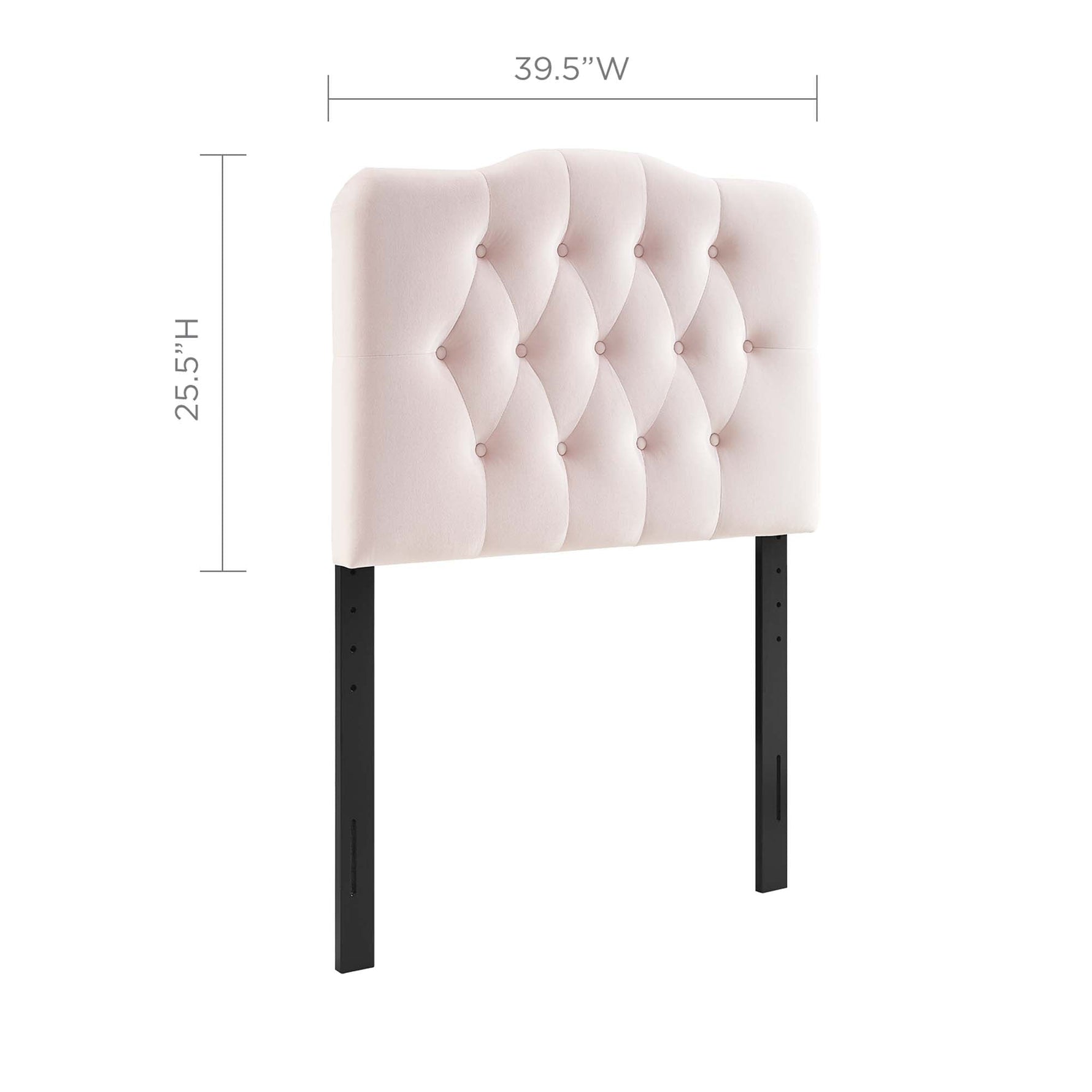 Annabel Diamond Tufted Performance Velvet Twin Headboard by Modway