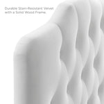 Annabel Diamond Tufted Performance Velvet Twin Headboard by Modway