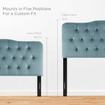 Annabel Diamond Tufted Performance Velvet Full Headboard by Modway