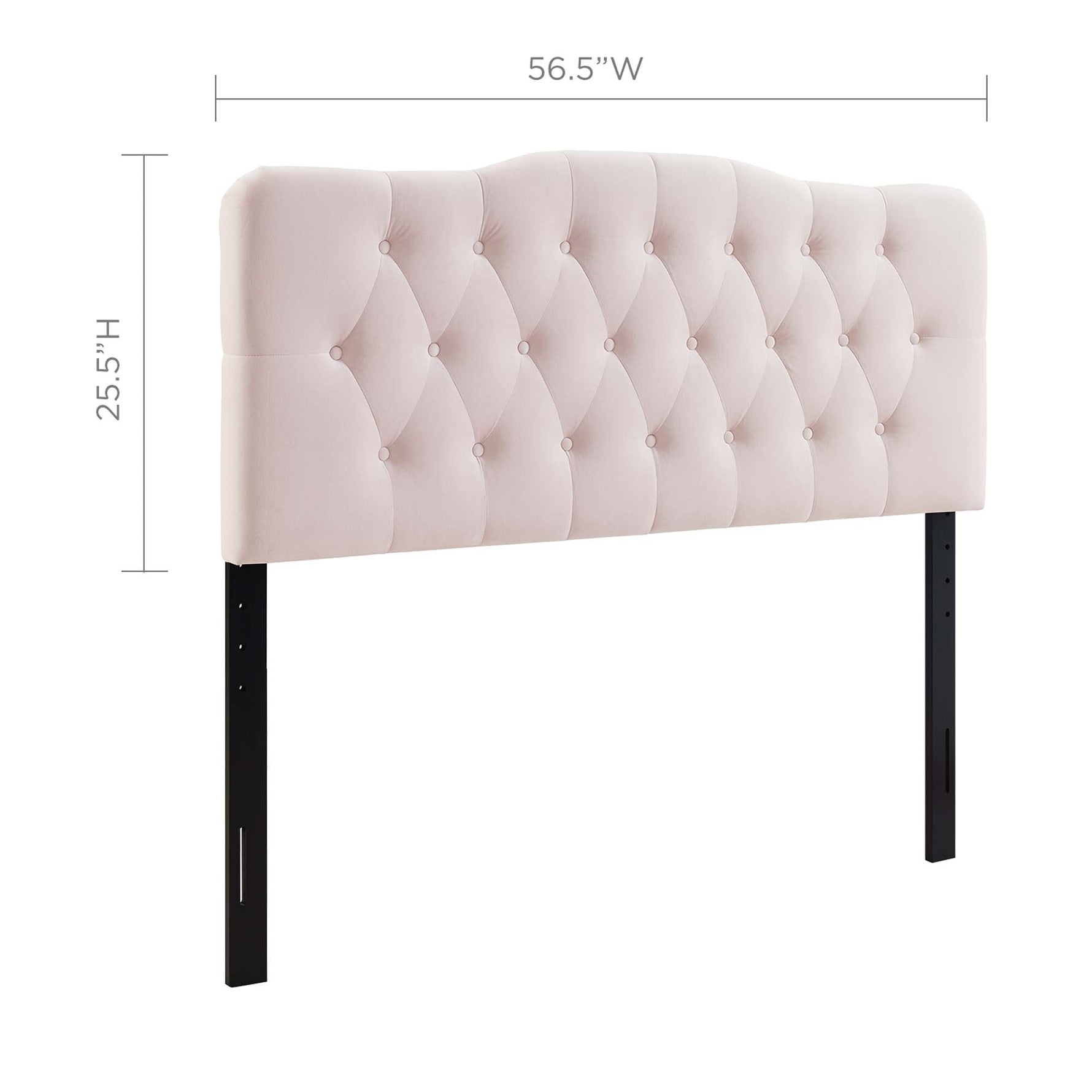 Annabel Diamond Tufted Performance Velvet Full Headboard by Modway