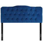 Annabel Diamond Tufted Performance Velvet Queen Headboard