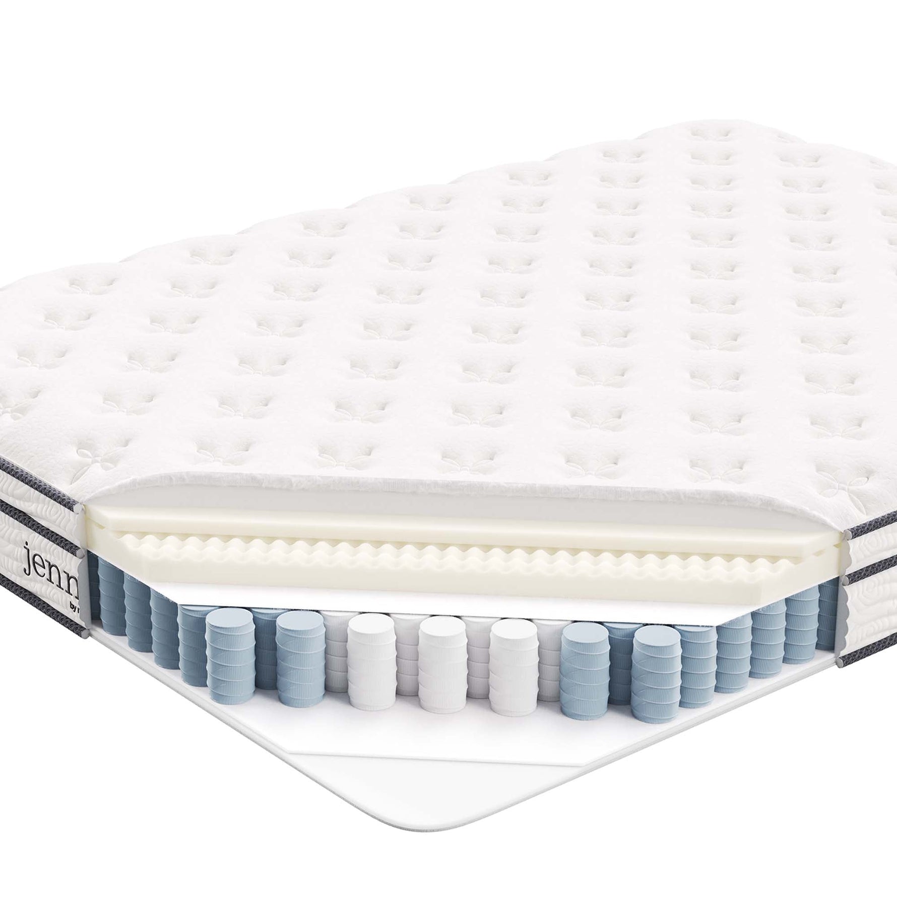 Jenna 8" Innerspring and Foam Queen Mattress by Modway