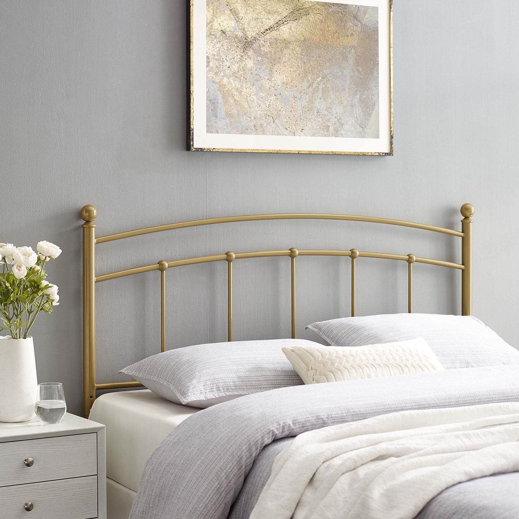 Abigail Metal Queen Headboard by Modway