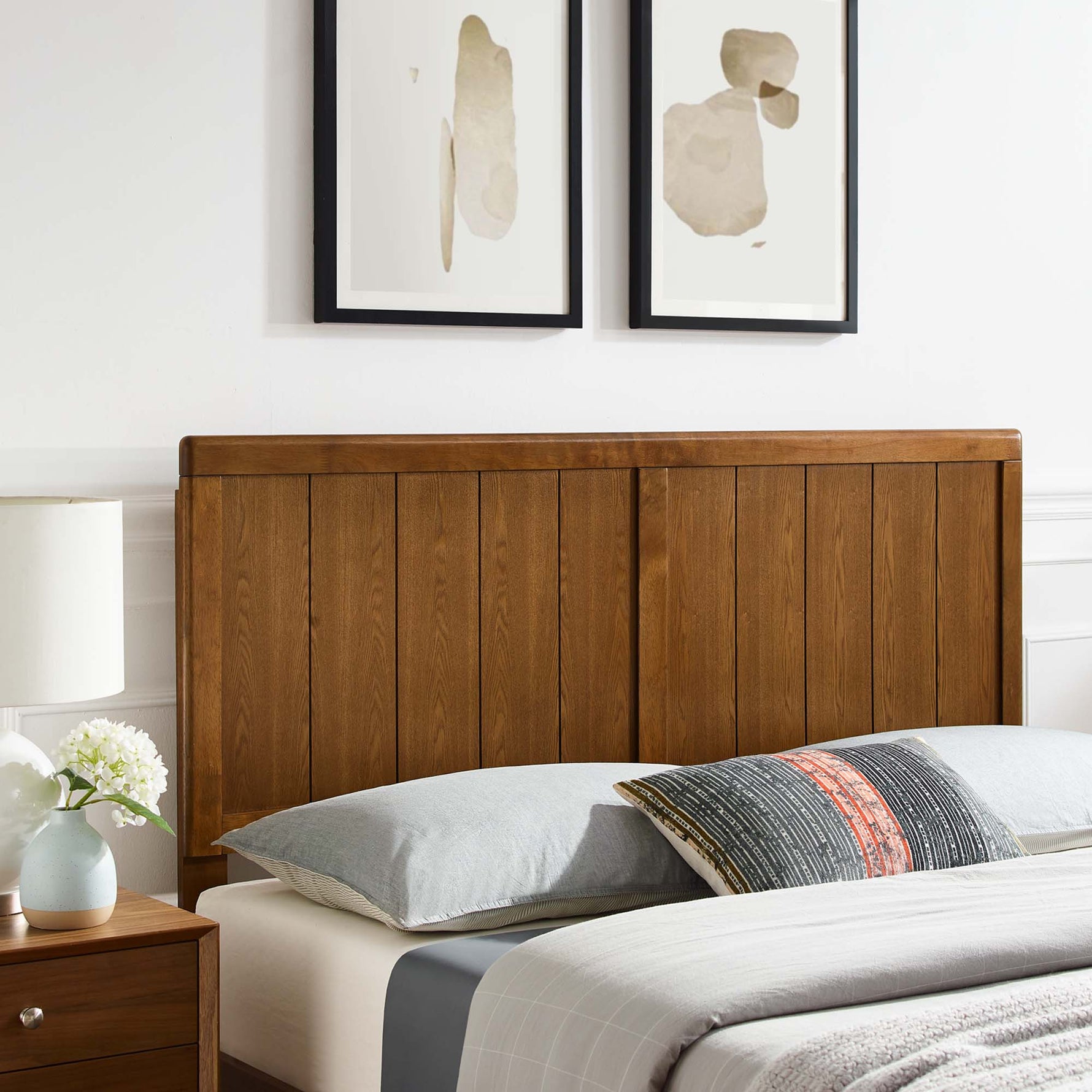 Robbie Wood Queen Headboard by Modway