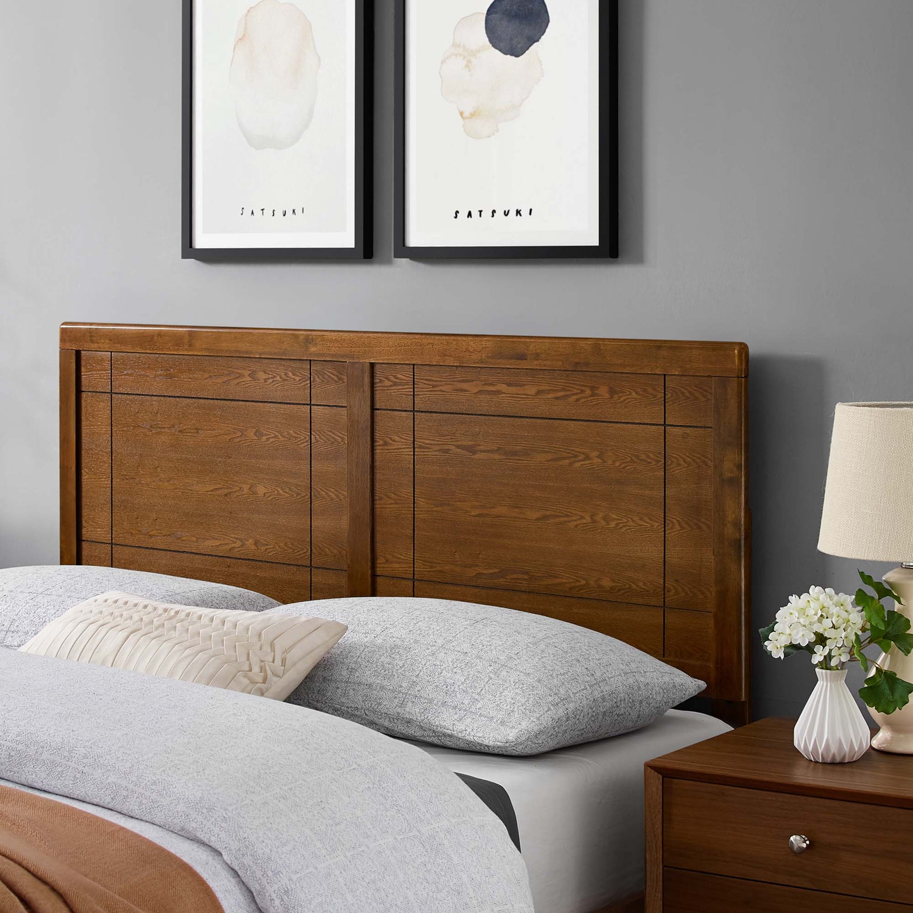 Archie Wood King Headboard by Modway