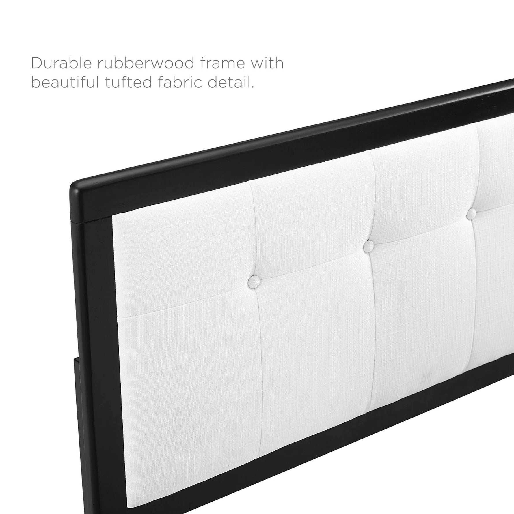 Draper Tufted Fabric and Wood Twin Headboard by Modway