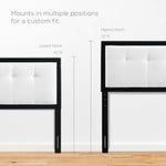 Draper Tufted Fabric and Wood King Headboard by Modway