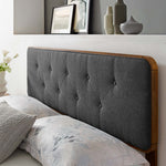Collins Tufted Fabric and Wood Twin Headboard by Modway