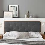 Collins Tufted Fabric and Wood Queen Headboard by Modway