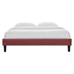 Reign Performance Velvet Twin Platform Bed Frame by Modway
